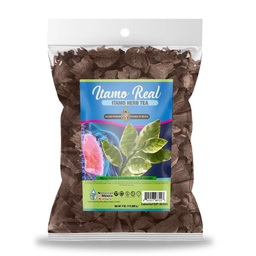 Itamo - Té de hierbas de hierbas real, 4 onzas (3.99 oz), hierba mexicana natural, hierba silvestre hecha a mano Natural De Mexico