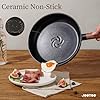 JEETEE Ceramic Cookware Set, 15 PCS Pots and Pans Set Non Stick with Removable Handles, Non Toxic Induction Kitchen Cookware Sets, Dishwasher/Oven Safe PFAS/PFOA Free Black #3