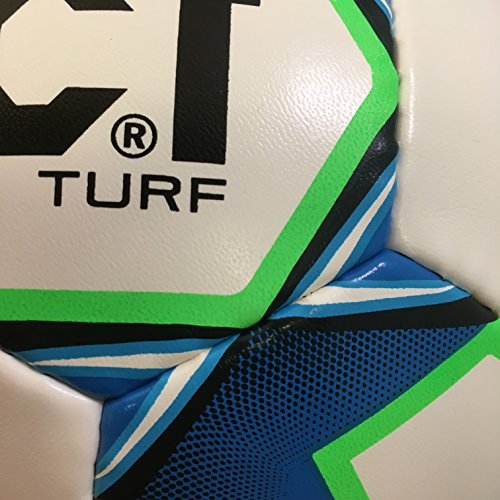 Select Turf Soccer Ball, White/Blue/Green, Size 5 #TOP3