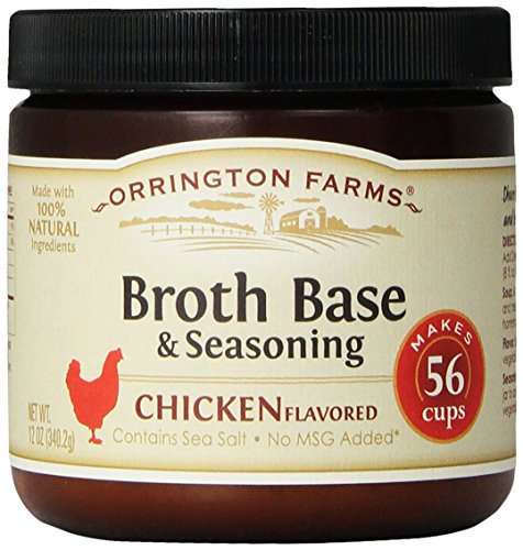 Orrington Farms Chicken Flavored Broth Base & Seasoning, 12-Ounce (Pack of 6)