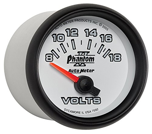 Image of AUTO METER 7592 Phantom II Voltmeter, 2.3125 in.