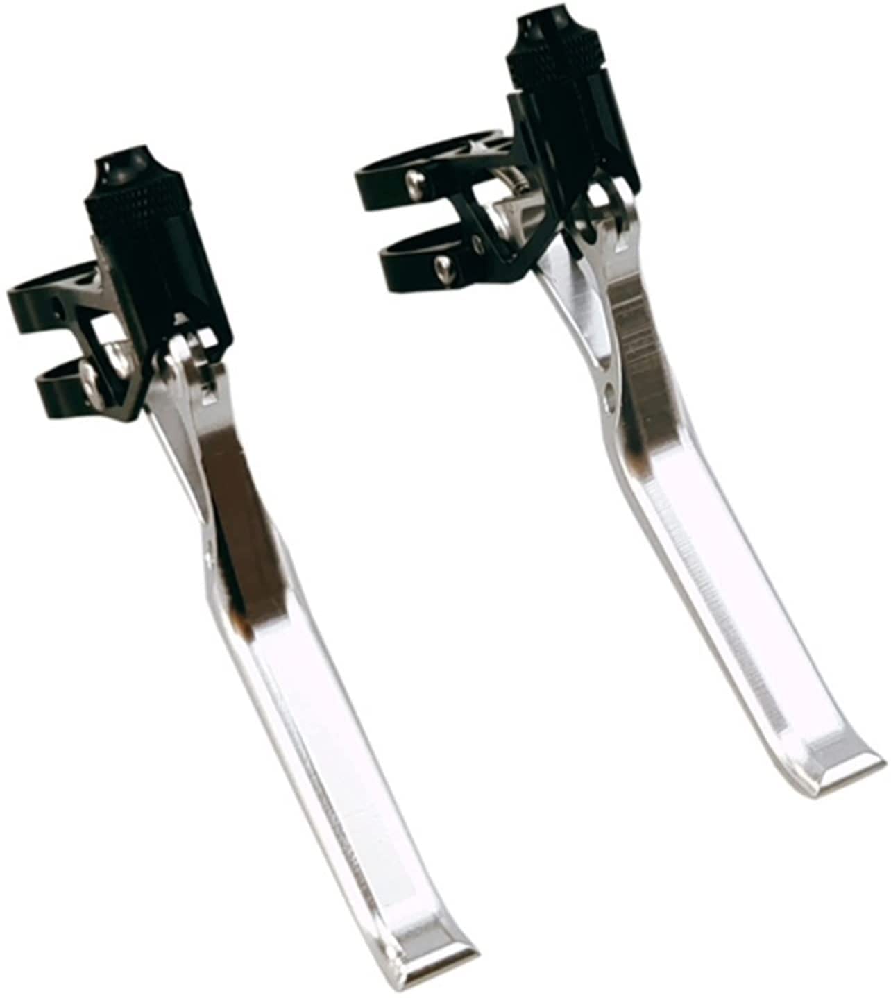 Leve freno per bici da strada pieghevoli in lega di alluminio leggera Leve freno per bici 1 paio Set di leve freno a mano per bicicletta MTB Set di leve freno a V per bicicletta Leve cambio (Color :