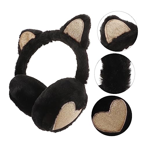 BESPORTBLE Cat Ears Earmuffs Earmuff for Ear Covers for Cold Weather Winter Ear Muffs for Men Ear Warming Warmer3