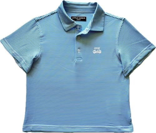 Image of Little Caddie Baby Boy Golf Shirts | Dry Fit Golf Polo Shirt for Baby Boys & Toddlers | Baby Golf Outfit 12-24 Months