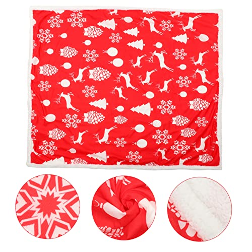 Couverture douce et chaude de Noël pour canapé jeté imprimé 3D - 5