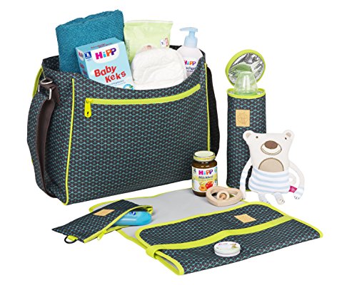 LÄSSIG Baby luiertas babytas stijlvolle schoudertas incl. luieraccessoires/casual messenger bag Solid - Image 3