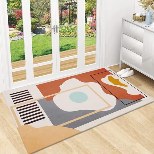 Alfombras largas pasillos antideslizantes para evitar resbalones con tejido lavable 2
