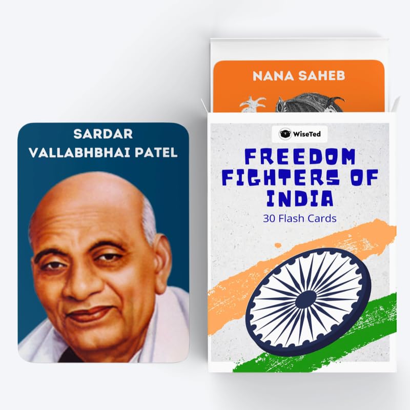 WiseTed Freedom Fighters Historical Flash Cards - 30 Cards (B0D22SZX3F) Amazon Price History, Amazon Price Tracker