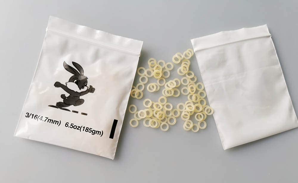 Ambre 3/16 Force lourde 6.5 oz Orthodontique Bretelles élastiques Bandes en caoutchouc dentaire (50 sachets (5000 pièces)