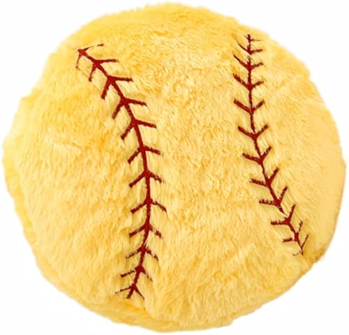 Pelotas deportivas rellenas de 9.8 pulgadas, almohada redonda de felpa de fútbol de baloncesto, almohada suave y duradera de fútbol para decoración