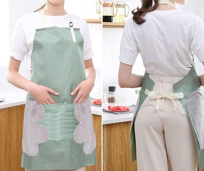 Image of Windkart Waterproof Kitchen Apron 40 Inch - Light Duty Extra Long Cooking and Dishwashing Apron | Durable Chemical Resistant Work Clothes for Cleaning Gardening Food Prep