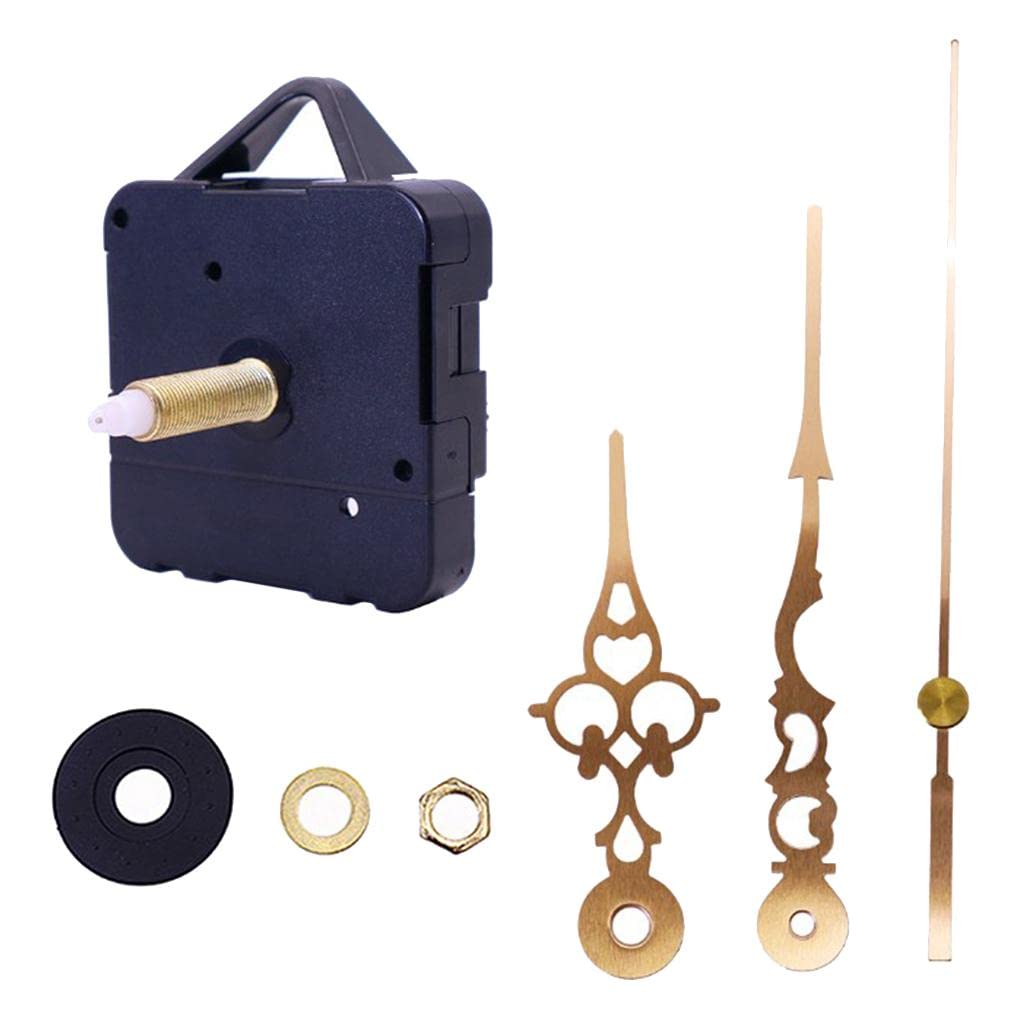 Loom Tree Quartz Clock Movement Mechanism Long Spindle Gold Metal Hands Kit DIY-picture-11