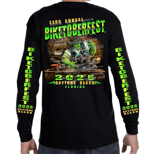 Long Sleeve 2025 Biketoberfest Daytona Beach Frankenstein
