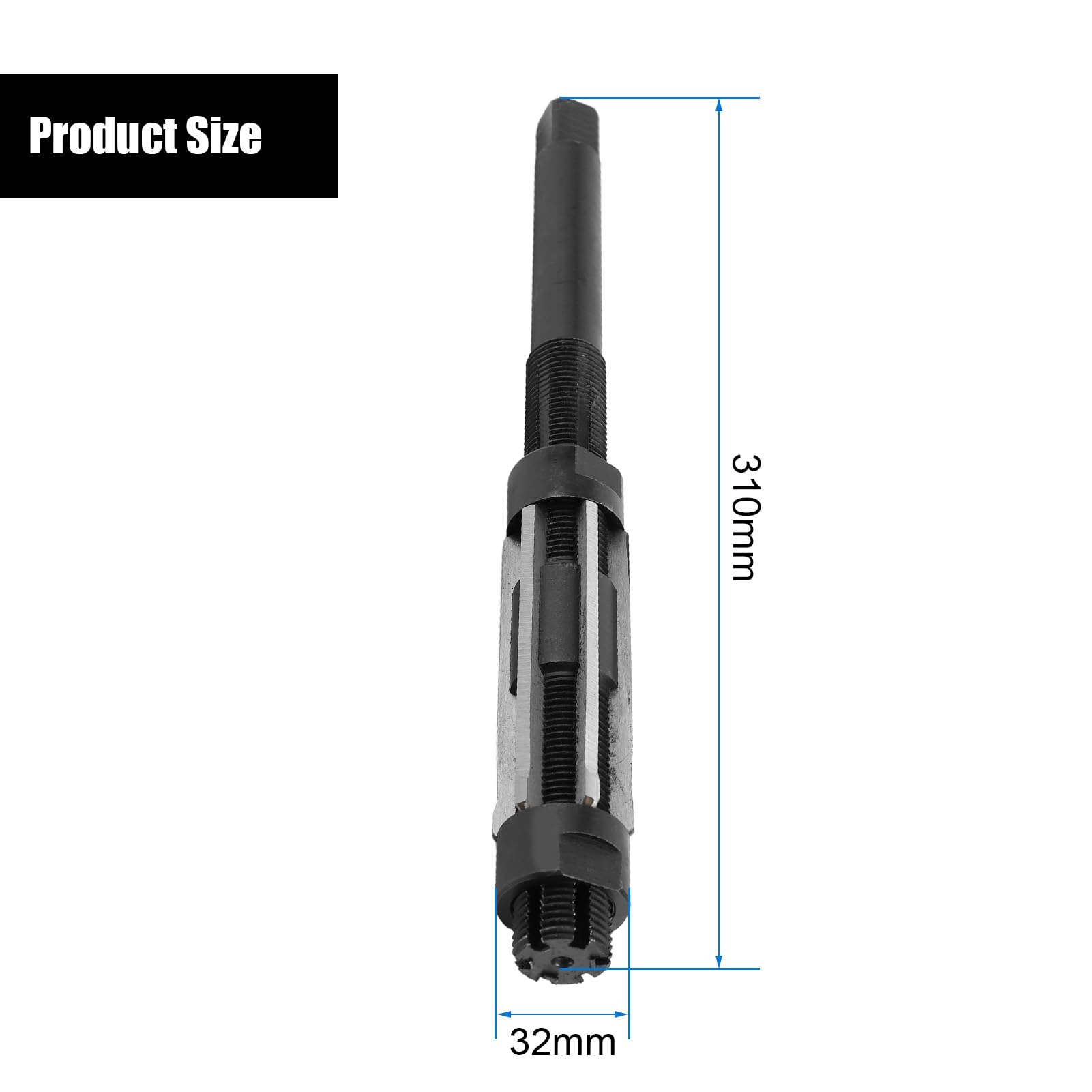 Yosoo Health Gear Adjustable Hand Reamer, 9CRSI, Straight Shank, Adjustable and Flexible, Made with Fine Workmanship - Image 2