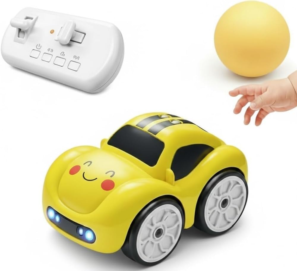 Magic Induction 2.4G RC Car for Kids with Rail Track Line Following Mode,Smart Sensor Patrol Toy Car,Remote Control Racing Vehicle & Auto Follow Path,Educational STEM Toy-image-36
