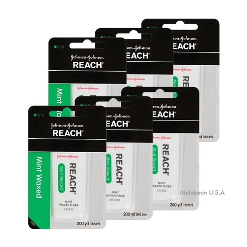 Amazon | REACH リーチ デンタルフロス ワックス付き ミントフレーバー