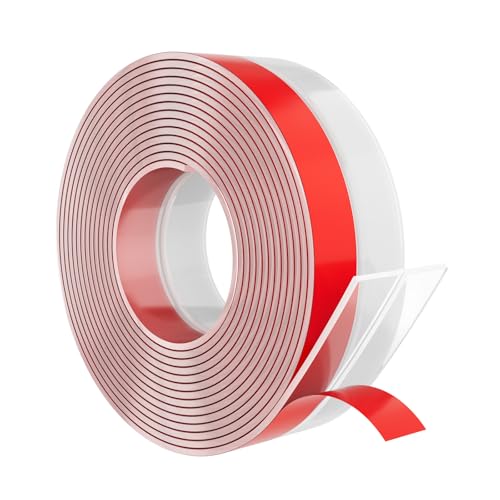Elvone Weather Stripping Door Seal for Door Frames 20 Ft x 1 in Clear
