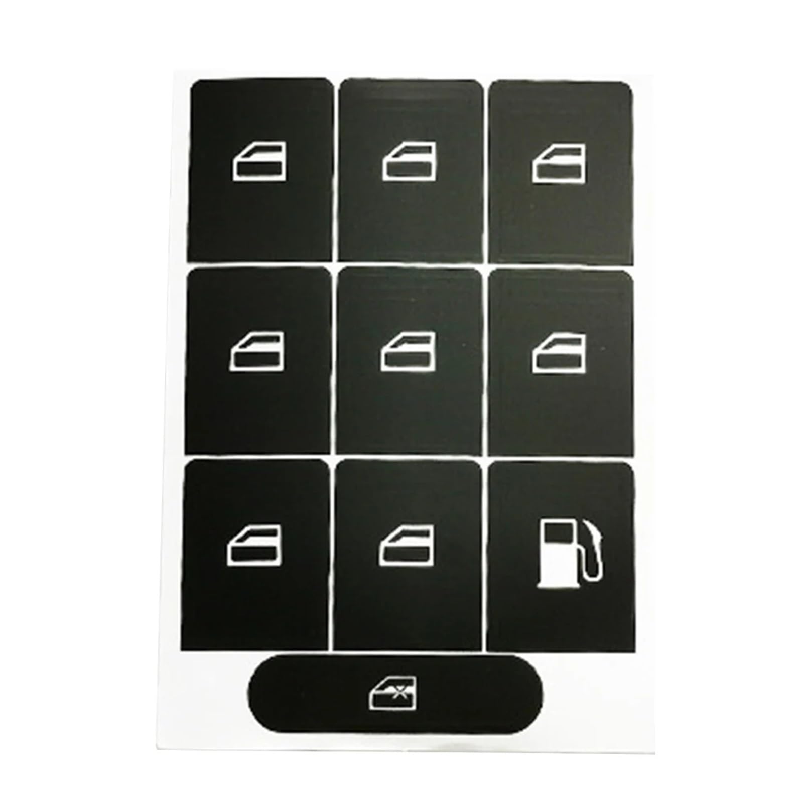 Wsbojxth One Color Repair Patch Compatible With Vw For Golf V Mk5 For Passat B6 Car Repair Buttons Stickers Button Repair Decal Button Repai Sticker Push Button