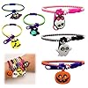HABNI 6 Pcs Braccialetti Con Zip In Colori Misti Di Halloween Per Feste Con Cerniera Dell'Amicizia Per Bambini Gadget Compleanno Per Halloween
