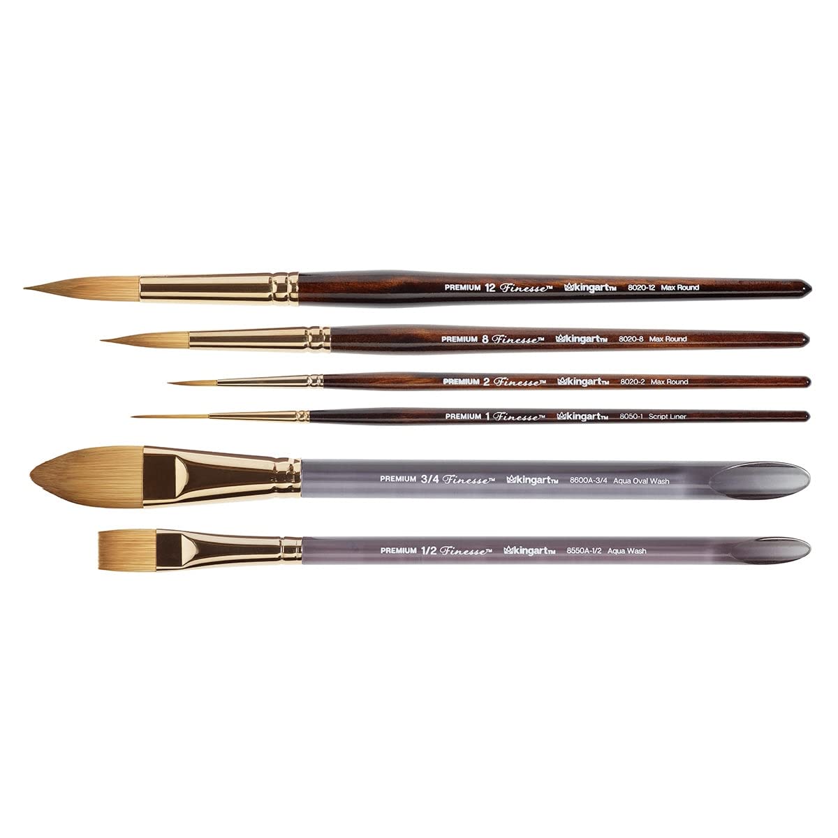 Da Vinci Colineo Synthetic Kolinsky Sable Brush - Round, Size 6, Short...