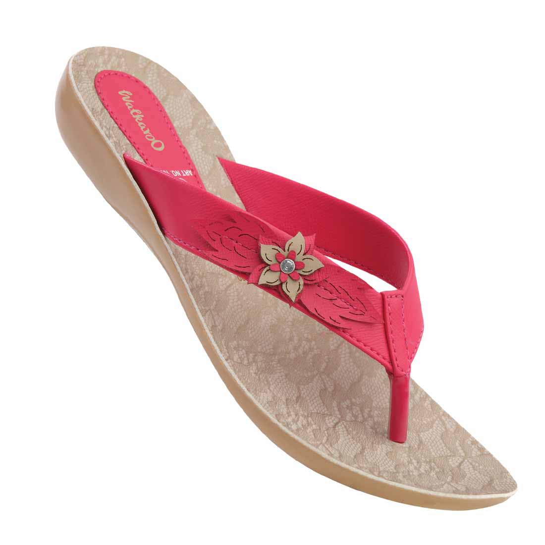 WALKAROO Slippers For Womens - Trandy | Light weight and Comfortable |W106 - Pink (B0D5QNQ94R) Amazon Price History, Amazon Price Tracker