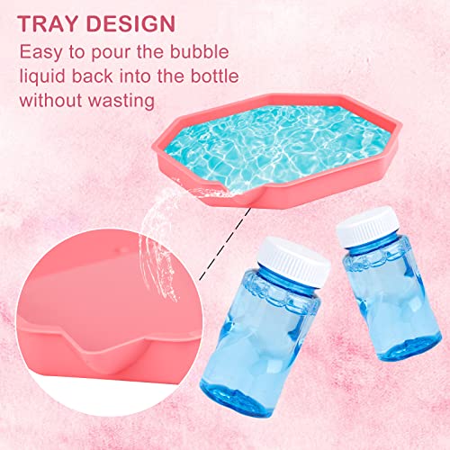 Stondino Bubble Machine For Kids 69 Hole Bubble Gun Tik Tok Bubble Blower Foam Machine For Party Bubble Gun For Adult Summer Toys For Kids Ages 4-8 Gift For Outdoor Indoor Birthday Wedding Party（Pink #TOP5
