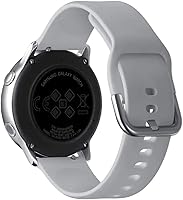 Vista 3 de Samsung Galaxy Watch Active - 1575in resistente al agua IP68 carga inalámbrica SM-R500N versión internacional plata