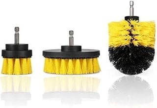 Orret Home 3lü Matkap Ucu Banyo Küvet Duşakabin Araba Tekerliği Koltuk Yıkama Temizleme Fırçası Seti,