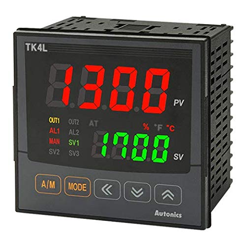 AUTONICS TK4L-T4SR 1 ALARM + RS485 COMMUNICATION OUTPUT, 100-240 VAC SUPPLY, 4 DIGIT LED DISPLAY, 50/60 HZ, DIN 96 X 96 MM, HIGH PERFORMANCE, PID CONTROL, RELAY OUTPUT 2, SSR DRIVE OUTPUT, TEMPERATURE