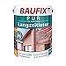 Produktbild BAUFIX PUR-Langzeitlasur kiefer, 5 Liter, wasserbasierte Langzeitlasur mit hoher Haltbarkeit für innen und außen, für alle Holzarten geeignet, witterungsbeständig, UV-beständig