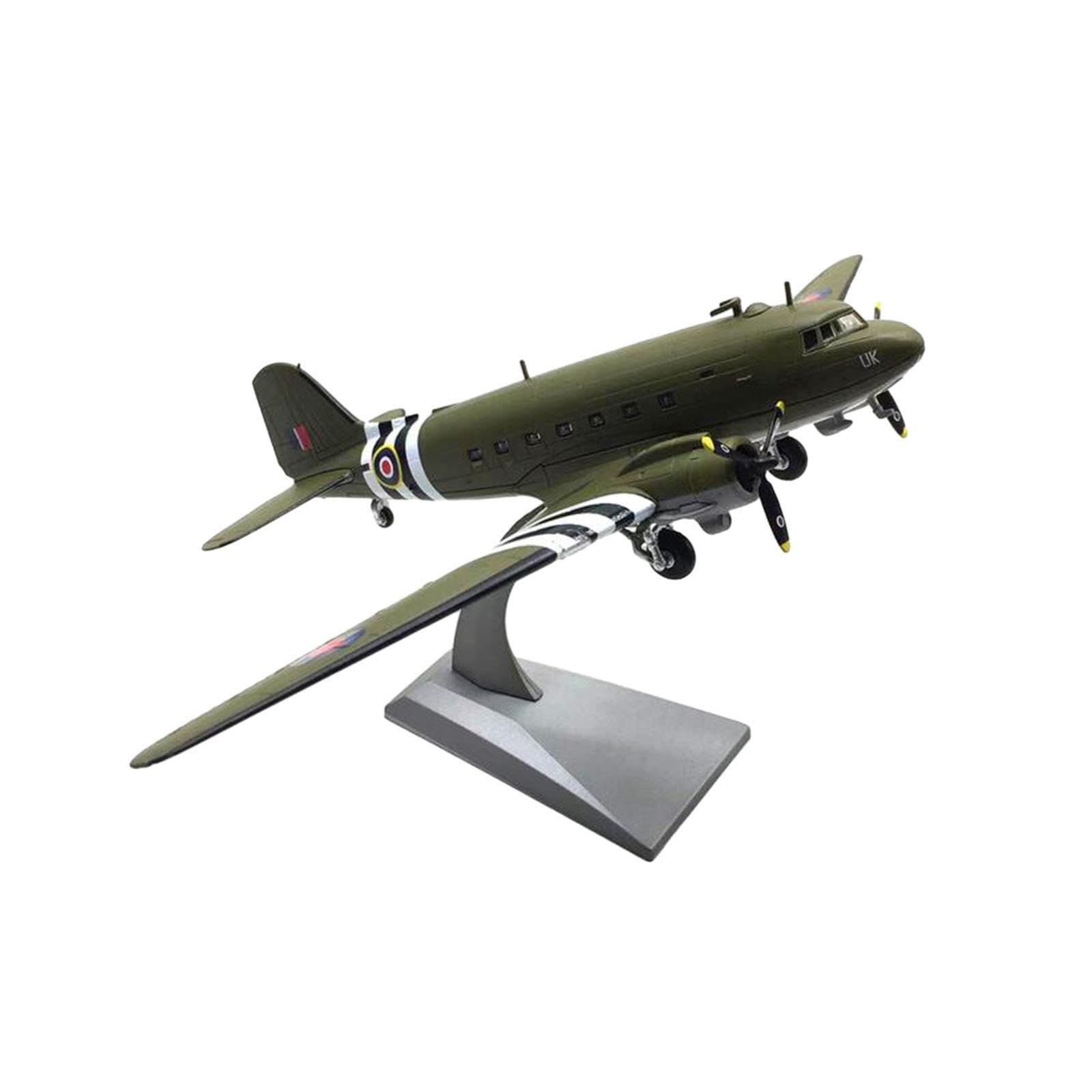 QUXVUIS Avión de combate de la Fuerza Aérea, modelo de fundición a presión, decoración que añade detalles y carácter a las colecciones de aviación, la