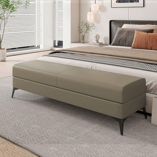 Banc ottoman extra large pour ranger vos plaids et libérer le salon