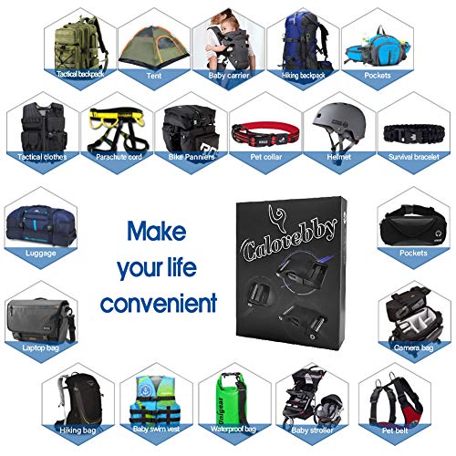 Field Repair Buckle 1 Inch Plastic Buckles 1 inch Side Release Adjustable Buckle 1 Inch 2pc Quick Release Buckles with a Ladder Lock 1 Inch