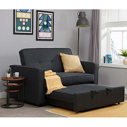 Grey Fabric Sofa Bed, Happy Beds Otto Sofa Bed - Image 2