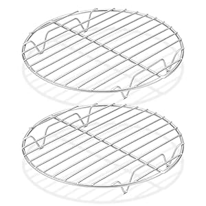 Herogo Kuchengitter, 2 Stück, Edelstahl, Rund