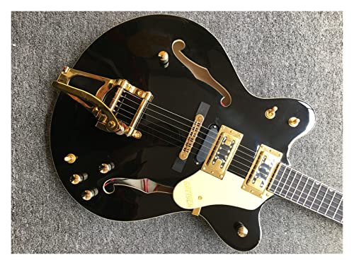 AMINIY Guitare électrique Jazz rosebood Touche Acajou Panneau érable vin Rouge Creux Jazz Guitare électrique (Color… - Les Beatles, Paul McCartney, John Lennon, RIngo Starr, George Harrison AMINIY Guitare électrique Jazz rosebood Touche Acajou Panneau érable vin Rouge Creux Jazz Guitare électrique (Color… – Image 4