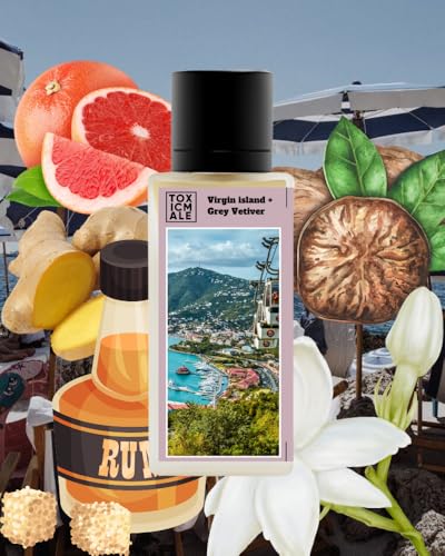 Image of TOXICMALE Virgin island + Grey Vetiver | Perfect Long lasting Men's perfume for Office | perfumes for men | Gift for him | TMA39 | 50 ml perfume | TM Perfume House