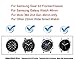 Compatible Samsung Gear S3 Frontier/Samsung Galaxy Watch 46mm Bands,22mm Silicone Breathable Replacement Strap Quick-Release Pin for Gear S3 Frontier Smart Watch (Midnight Blue/Black)