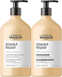 Kit L'Oréal Professionnel Absolut Repair Gold Quinoa Protein Duo 750ml (2 produtos)