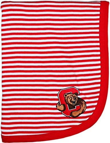Image of Creative Knitwear Cornell University Striped Baby and Toddler Blanket