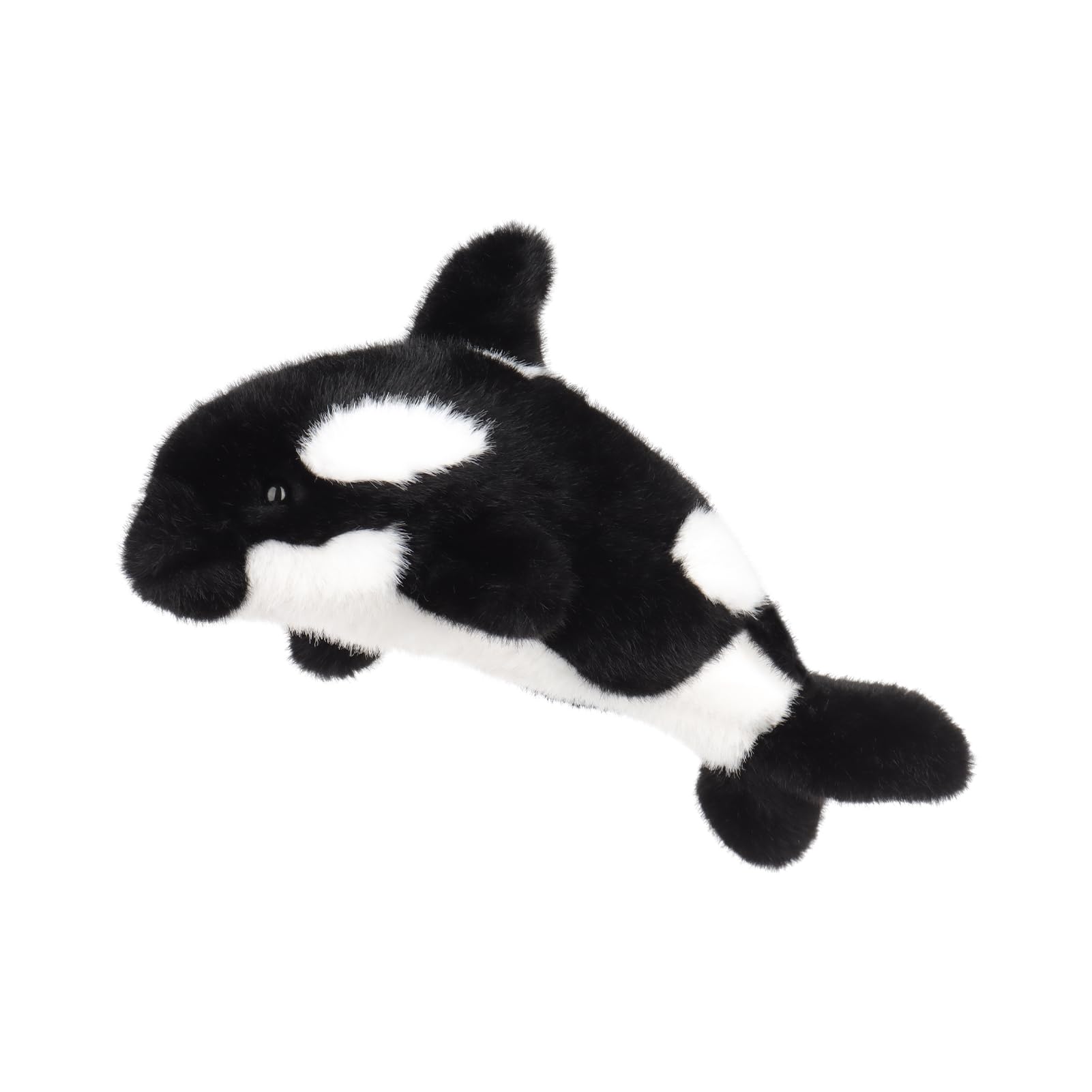 Apricot Lamb Killer Whale Orca Plush Stuffed Animals for Kids, Soft Cute Plush Toys for Baby Girl and Boy, Fluffy Killer Whale Black 12.3 Inches - Image 3