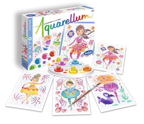 Aquarellum Junior, Malset für Kinder, Ballerinas, Bastelset, Kreativ-Set, DIY