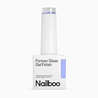 Vista 24 de Nailboo Esmalte de uñas de gel Forever Glaze Premium, esmalte de gel con capa base transparente con lámpara LED, autonivelante, color de uñas