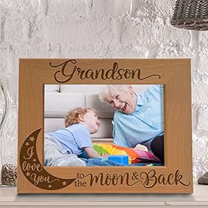 Kateposhgrandsoniloveyoutothemoonandbackengravedwoodpictureframegrandmagrandpagiftschristmasbirthdaymothersdayfathersday5x7horizontal Urban Country Home Decor Kate posh grandson i love you to the moon and back engraved wood picture frame grandma grandpa gifts christmas birthday mothers day fathers day 5×7 horizontal urban country home decor