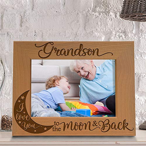 Kateposhgrandsoniloveyoutothemoonandbackengravedwoodpictureframegrandmagrandpagiftschristmasbirthdaymothersdayfathersday5x7horizontal Urban Country Home Decor Kate posh grandson i love you to the moon and back engraved wood picture frame grandma grandpa gifts christmas birthday mothers day fathers day 5×7 horizontal urban country home decor