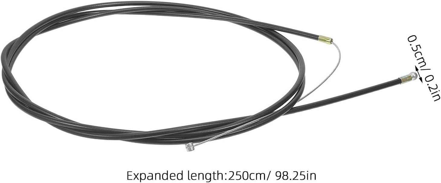 VICASKY Throttle Cable for 19410601 19410608 786201 Fc72 Tc92, Atv and Go Kart Accelerator Cable with Manual Thumb Throttle Control Lever for Motorcycle and Excavator Replacement Parts