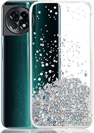 XINYEXIN OnePlus 12 Case Clear Glitter Case For OnePlus 12 Women Girls Bling Bling Crystal Phone Case Ultra Thin Portable Shockproof Protective Case Cover - Rose Gold