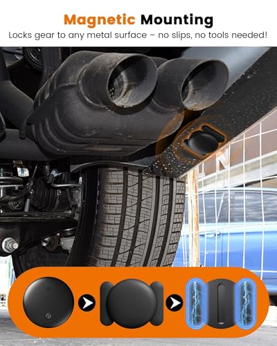GPS-Tracker für Fahrzeuge, Kompatibel mit Google Built in App (nur Android), Magnet Case GPS Tracker fürs Auto, Globale Abdeckung Ortungsgerät Keine Monatliche Gebühr oder Abonnement