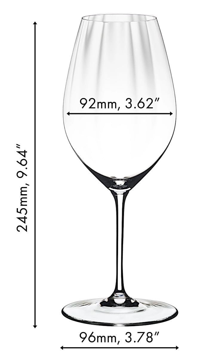 RIEDEL Performance Riesling - Vorteilsset – Kauf 4, Zahl 3, Weinglas, Kristallglas, Spülmaschinenfest - 5884/15-1