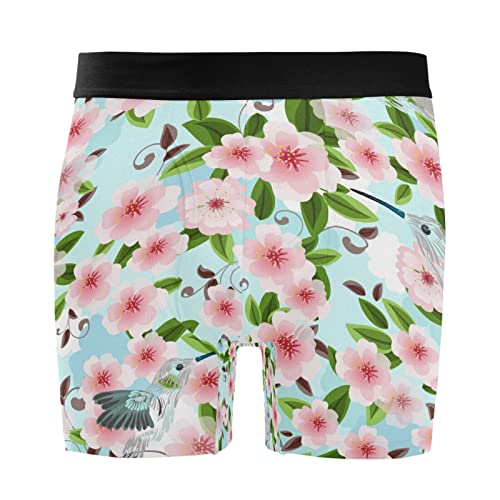 Bóxer para hombre Vnurnrn con estampado de tucán y margarita pack de 2 calzoncillos de algodón